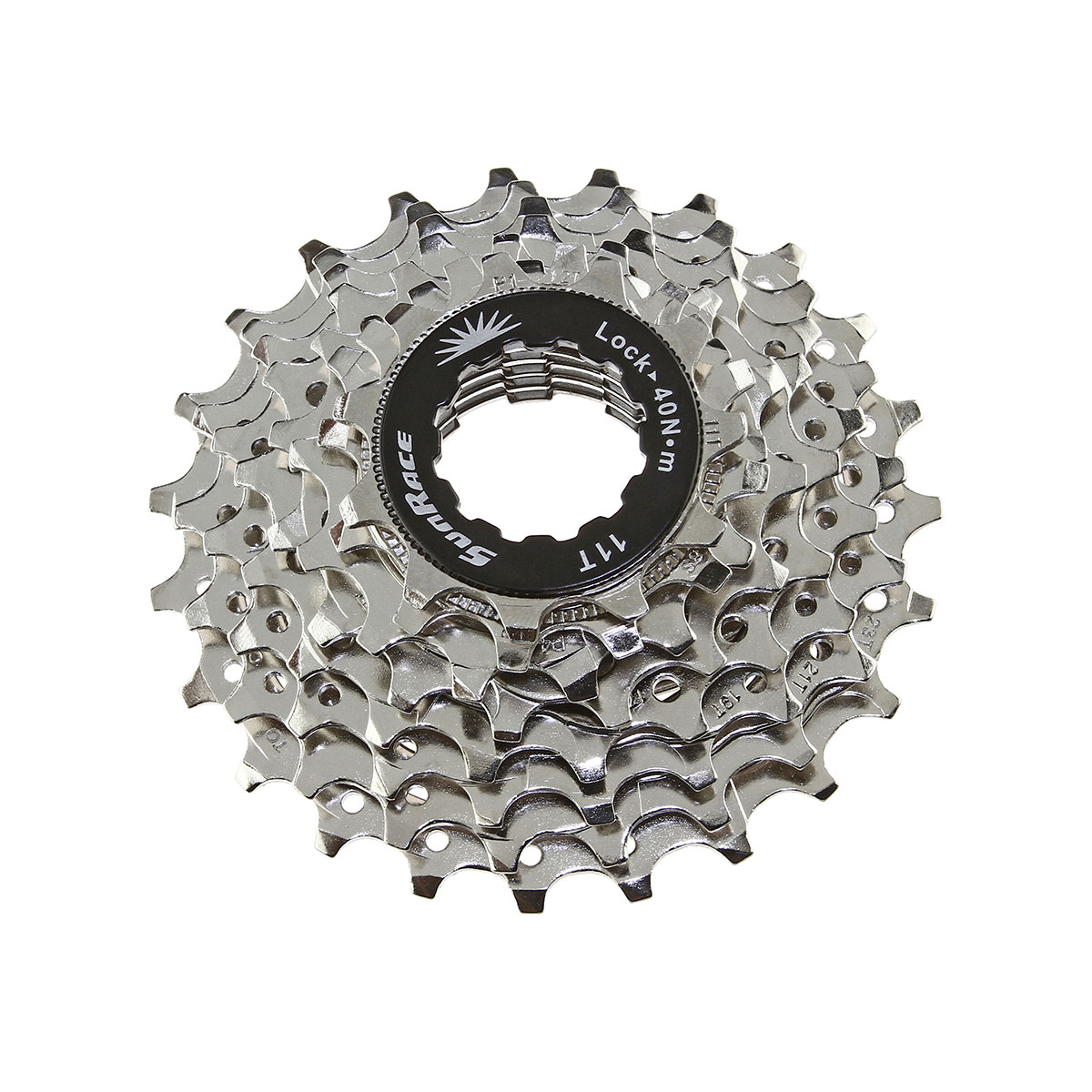 8 Speed Cassette 11/23t Index CSR-86 Nickel Sun...