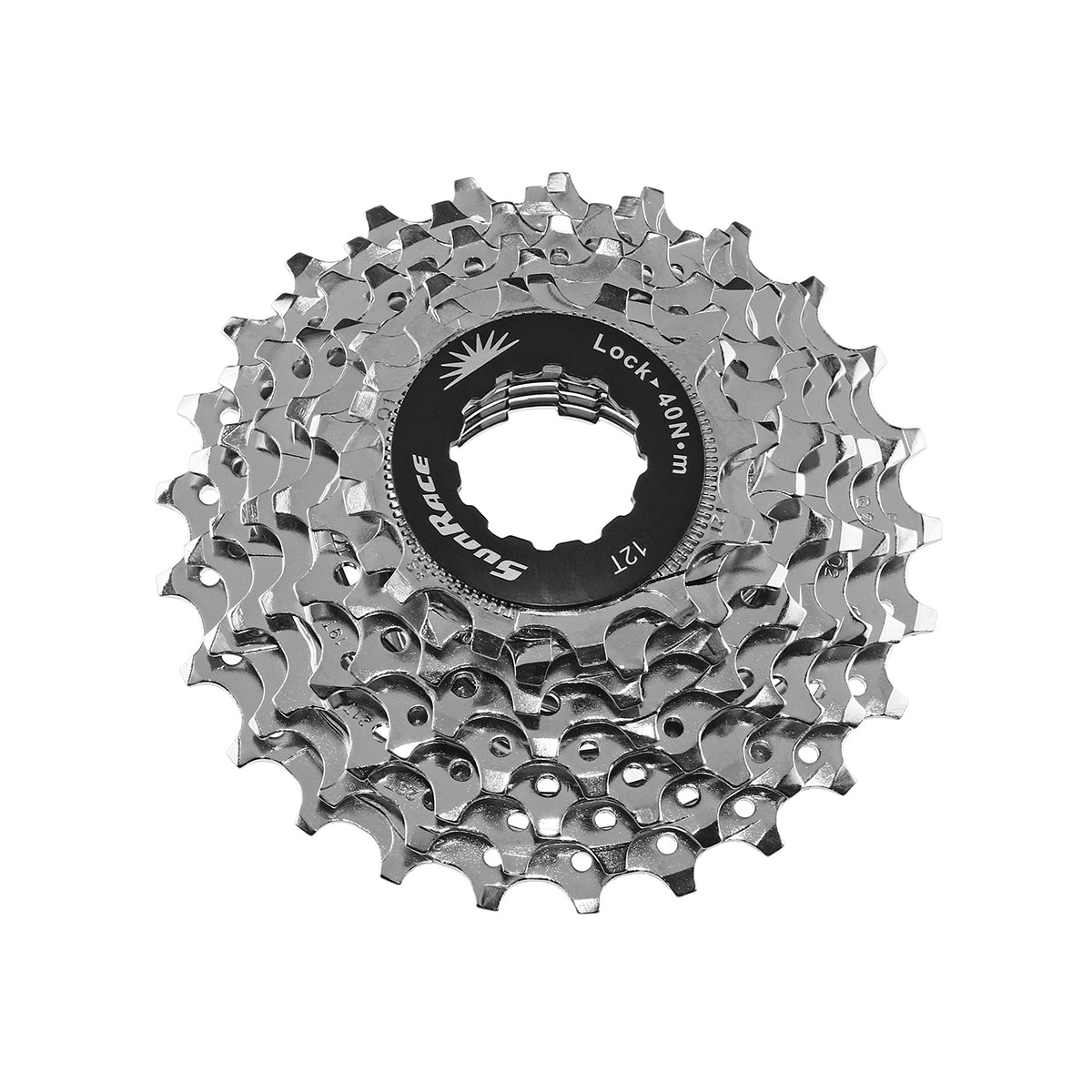8 Speed Cassette 12/25t Index CSR-86 Nickel Sun Race.