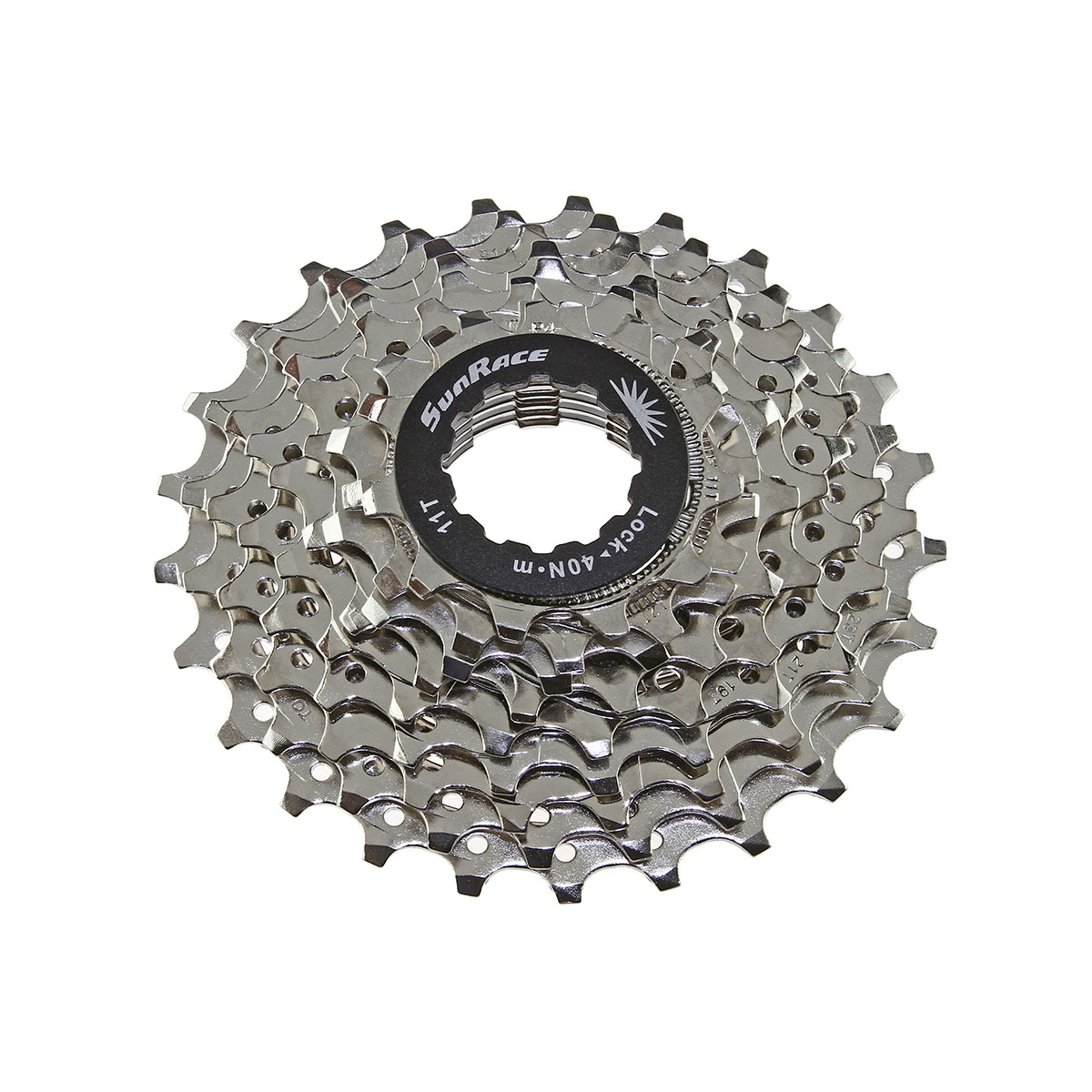 9 Speed Cassette 11/25t Index CSR-91 Nickel Sun Race.