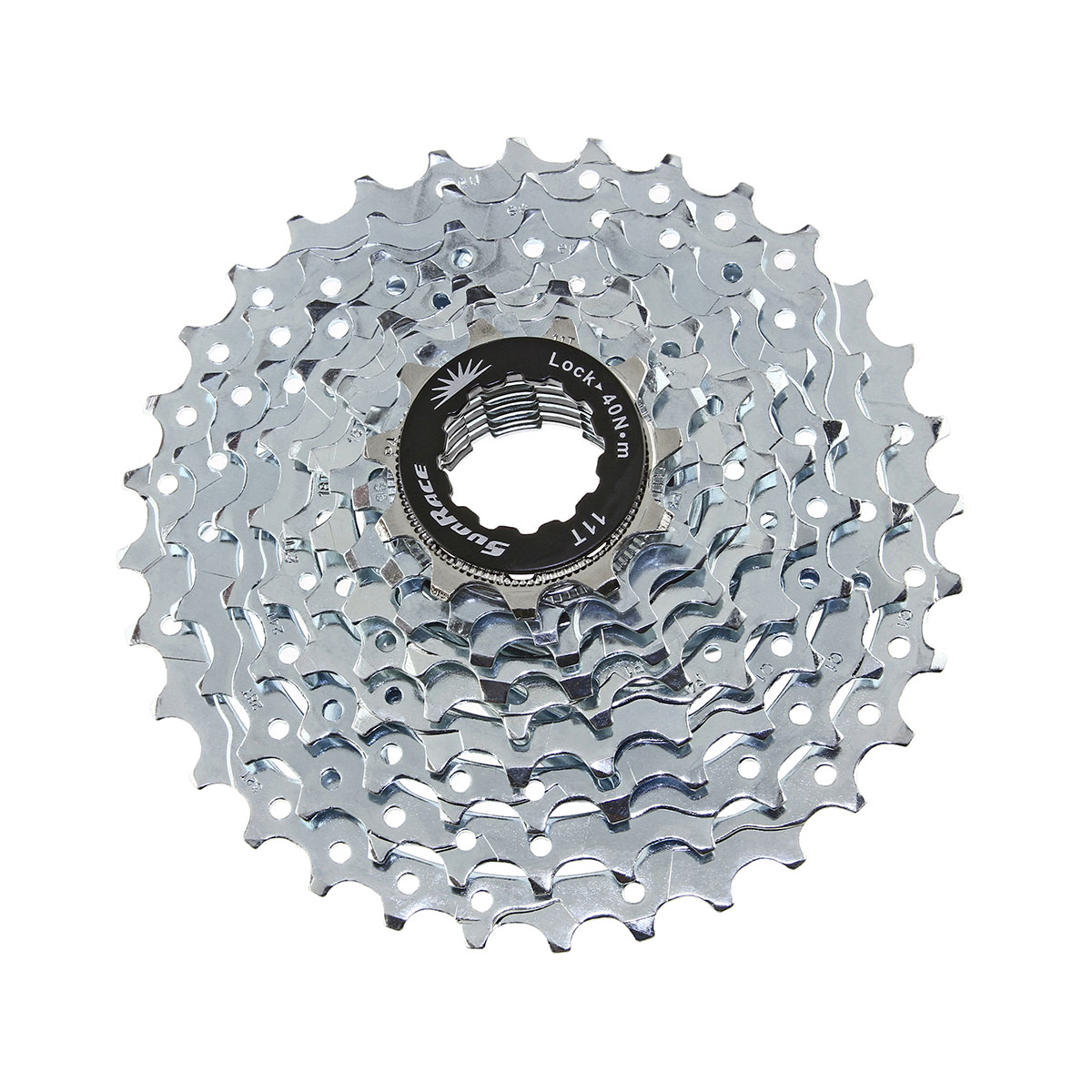 9 Speed Cassette 11/32t Index CSM-90 Zinc Sun Race.