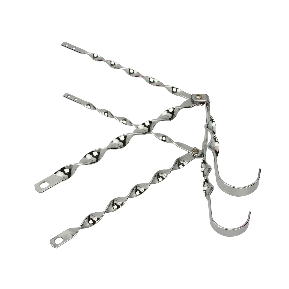 20 Lowrider Flat Twisted Continental Kit Chrome.
