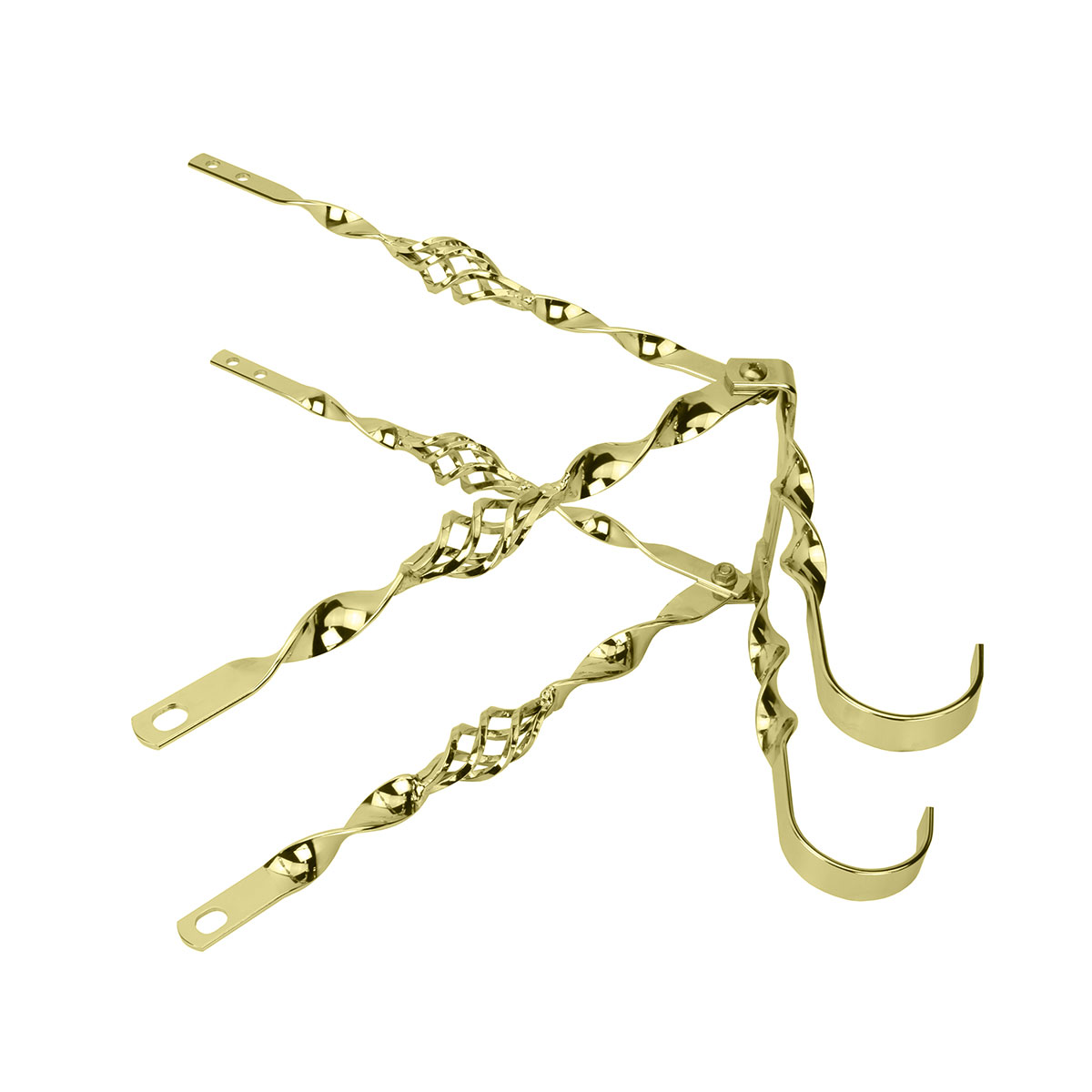 20 Lowrider Cage Flat Twisted Continental Kit Gold.