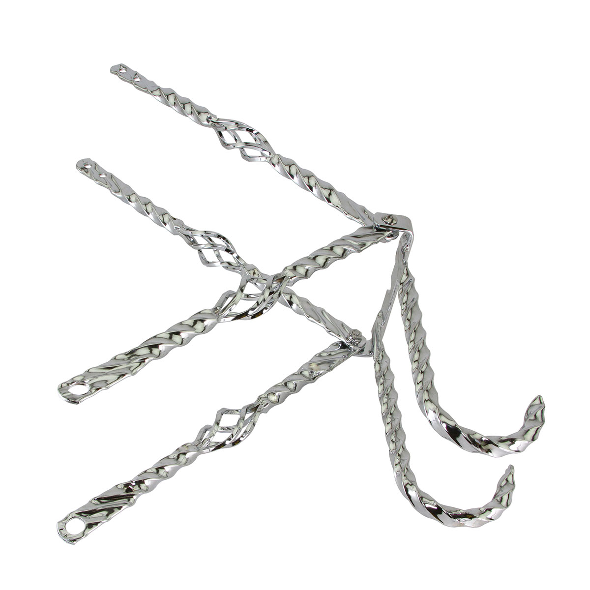 20 Lowrider Cage Square Twisted Continental Kit Chrome.