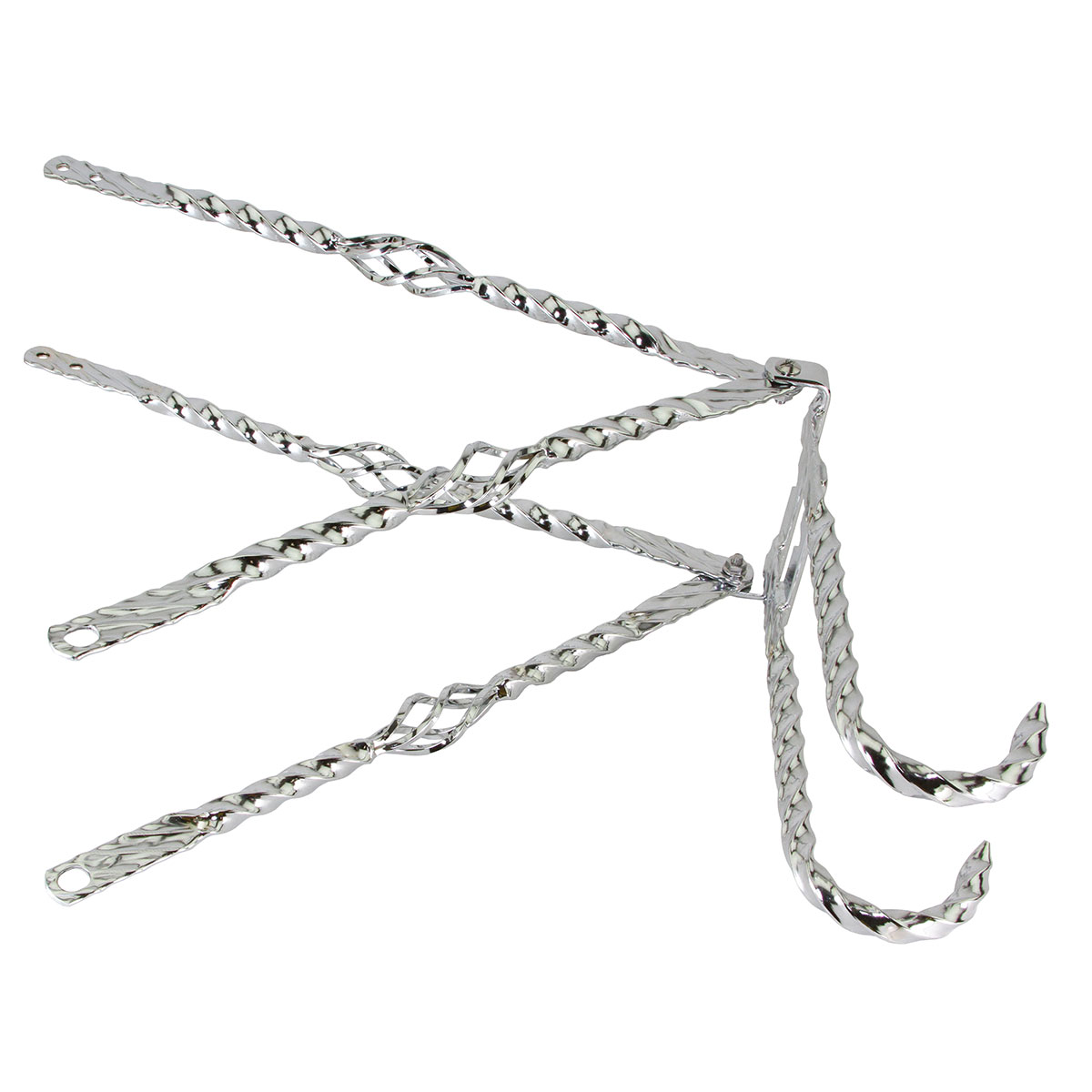 26 Lowrider Cage Square Twisted Continental Kit Chrome.