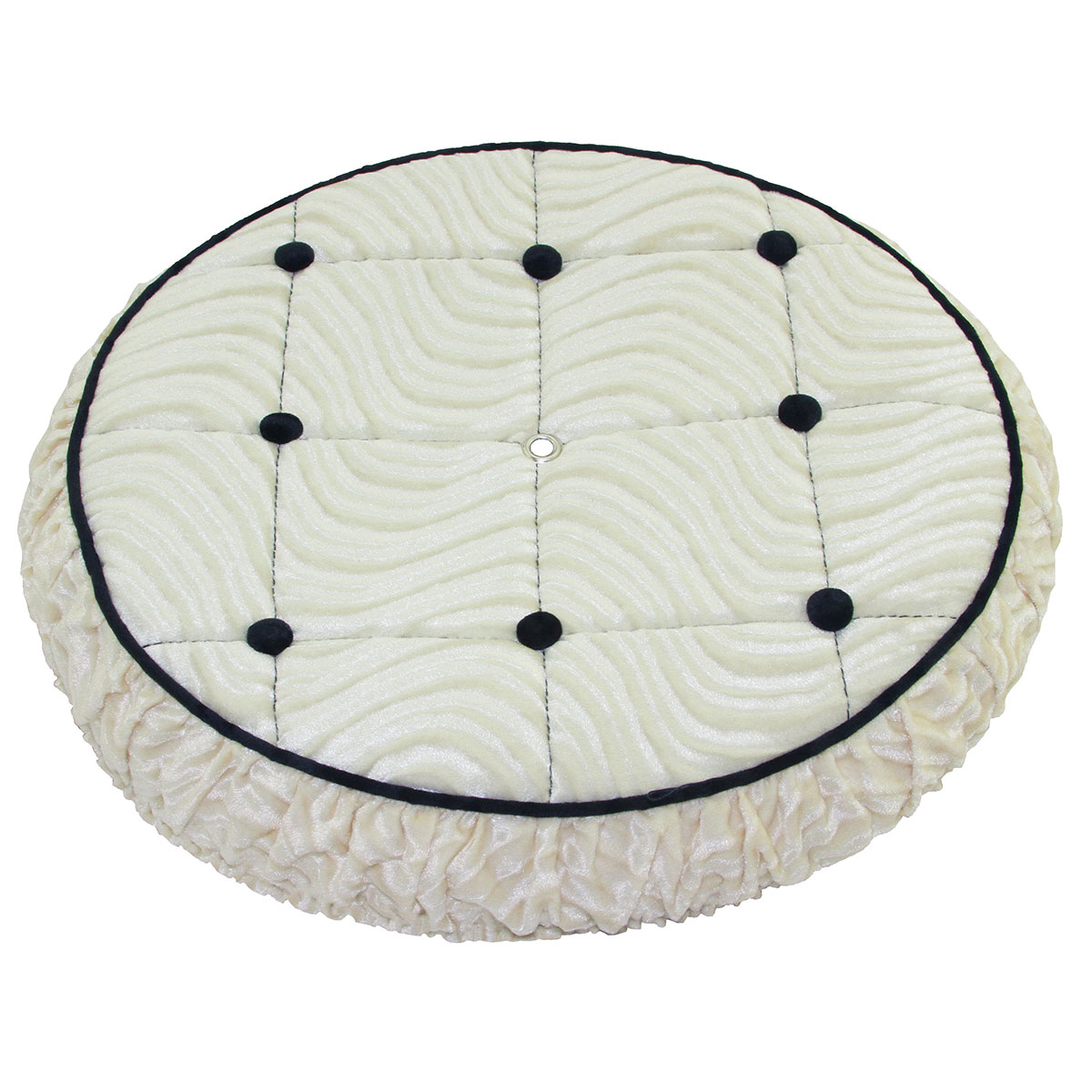 Lowrider Spare Tire Cover White.