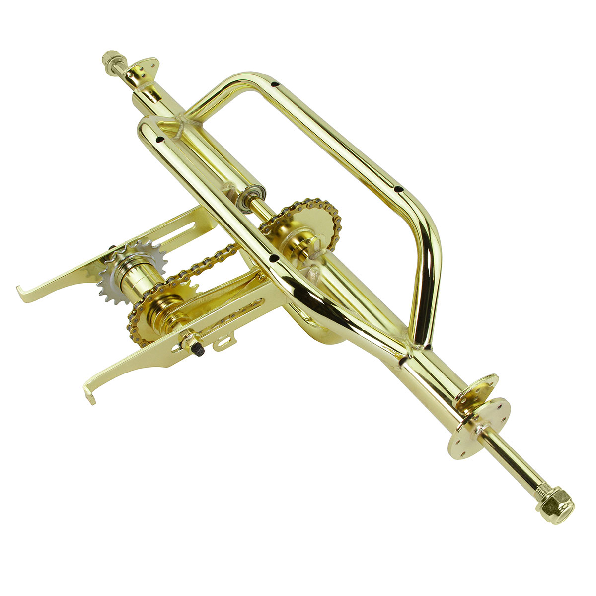 20-26 Trike Conversion Kit 1 Speed Coaster 5/8 axle HH-505 Gold.