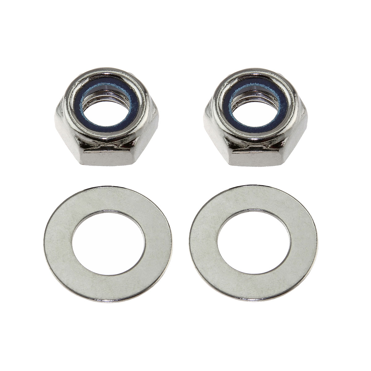 Trike Axle Nut and Washer set CT-2414 Chrome.