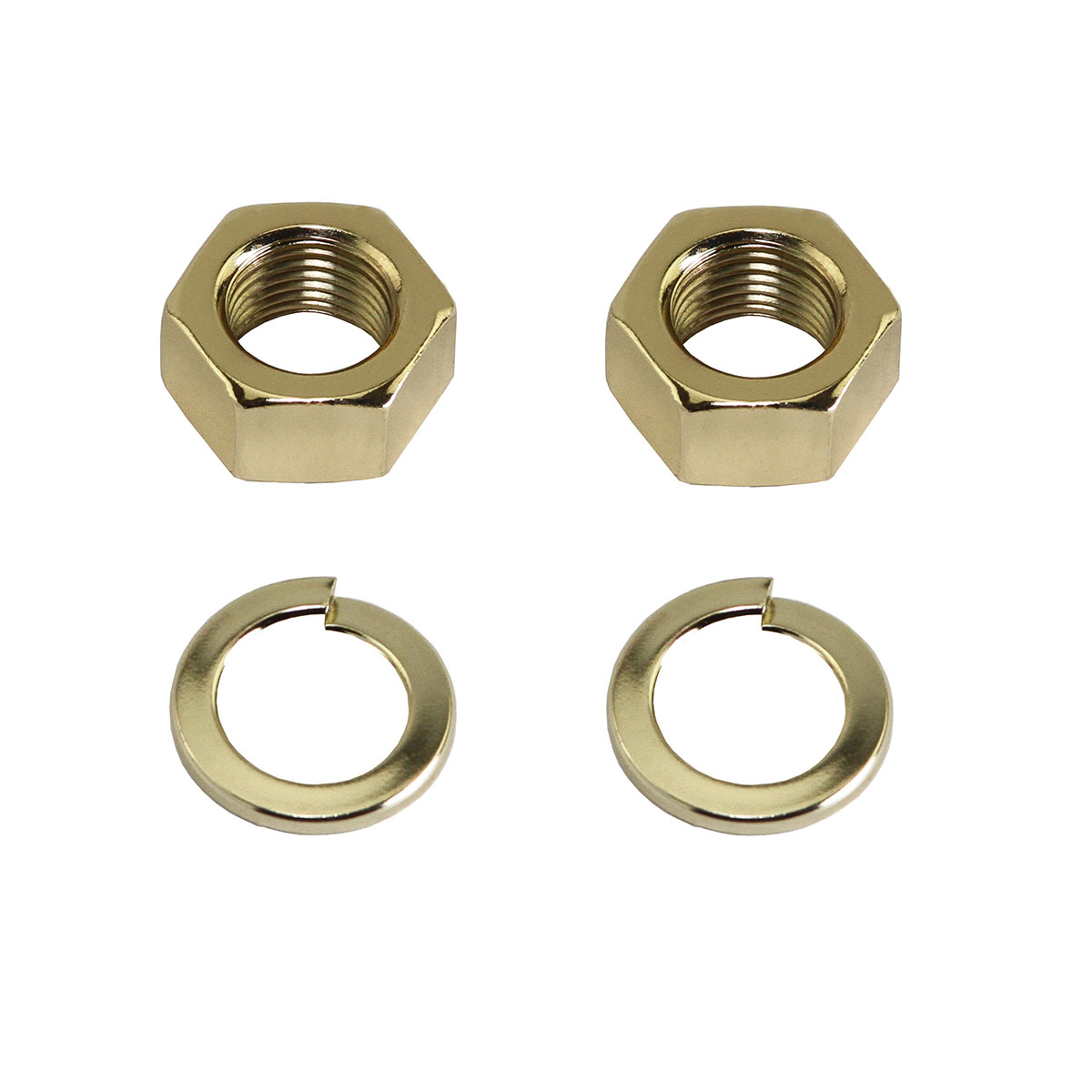 Trike Axle Nut and Washer set HH-516 Gold.