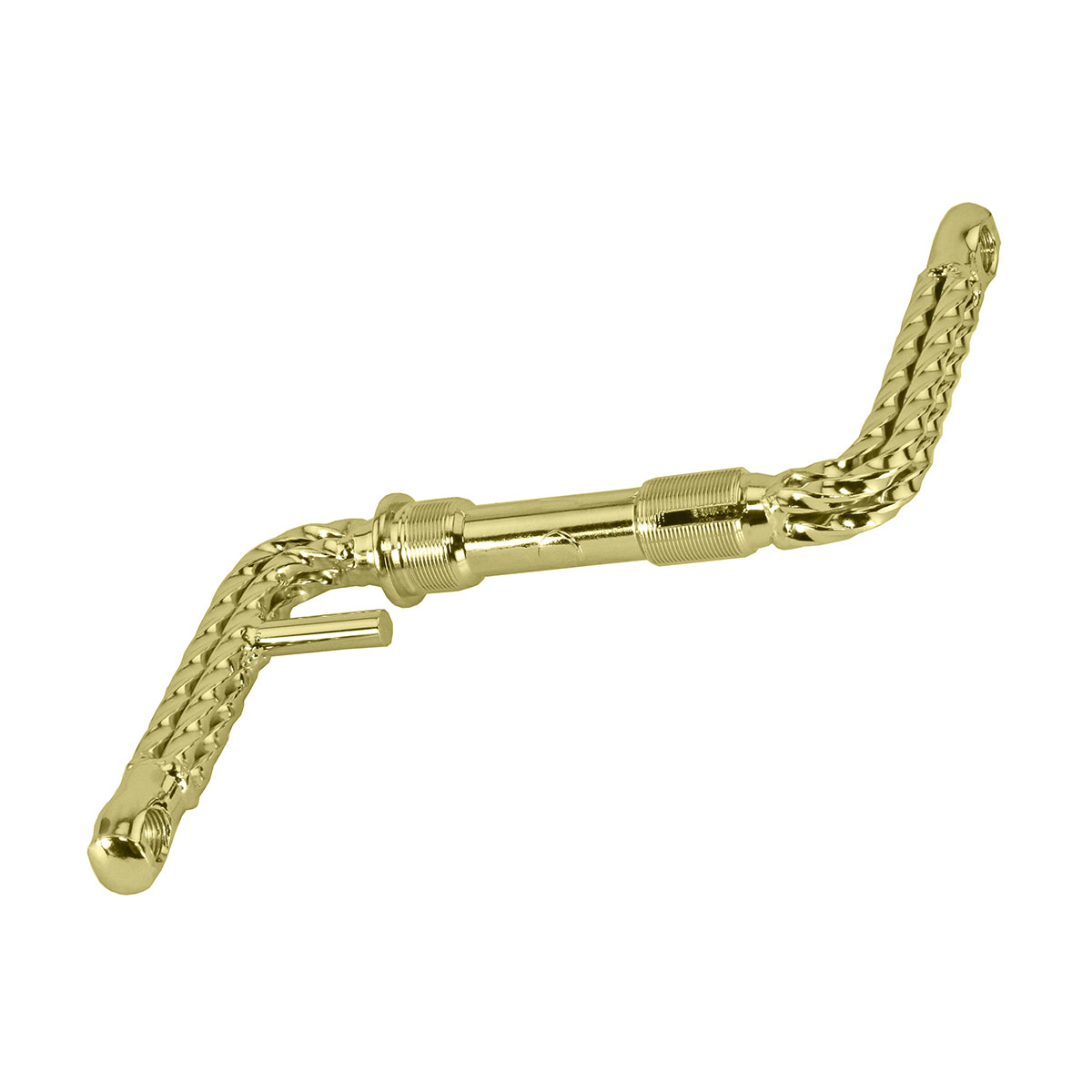 Lowrider Quad Twisted One/Piece Crank 4 1/2" (115mm) Gold.