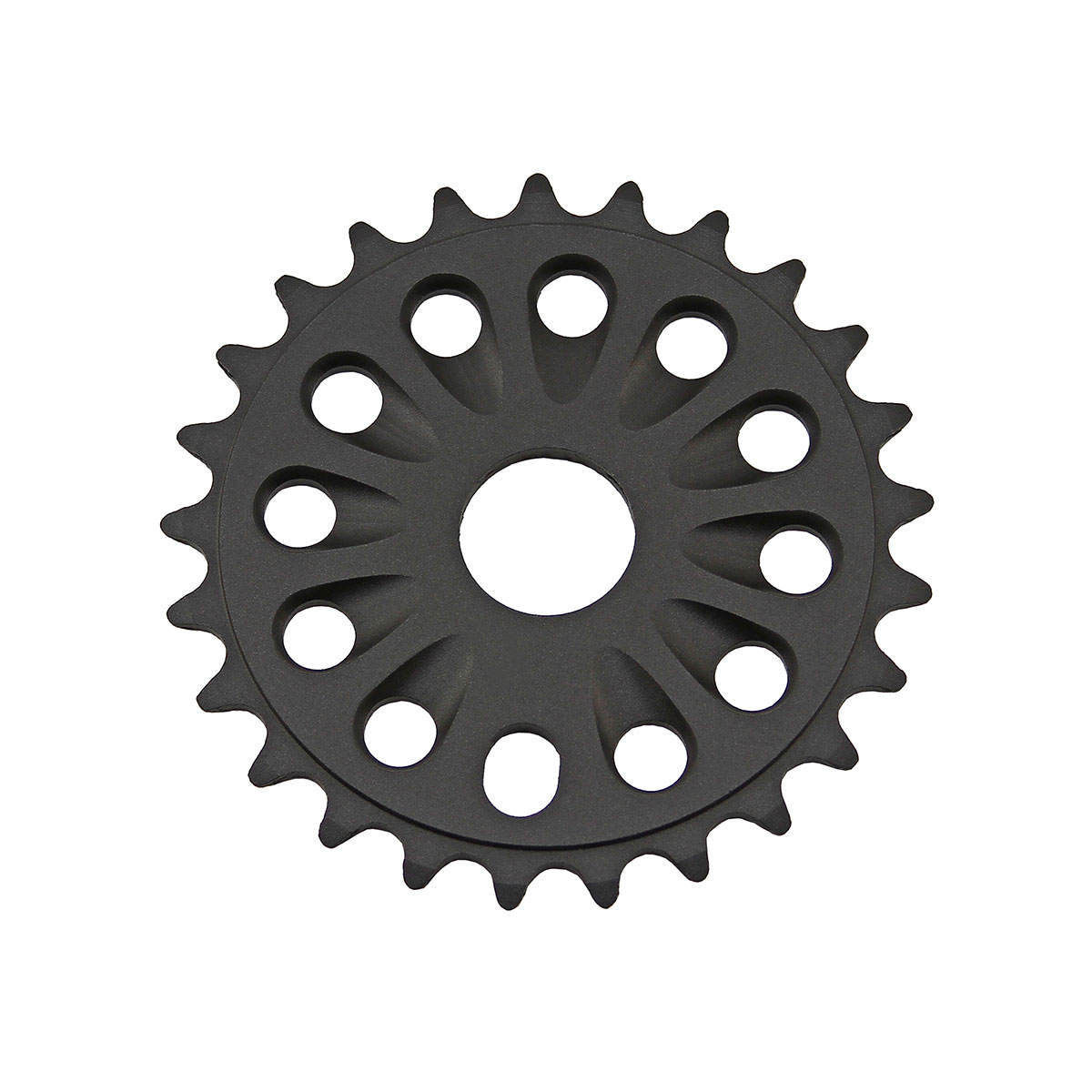 Alloy Chainring 6061-T6 1/2 X 1/8 25t Black.