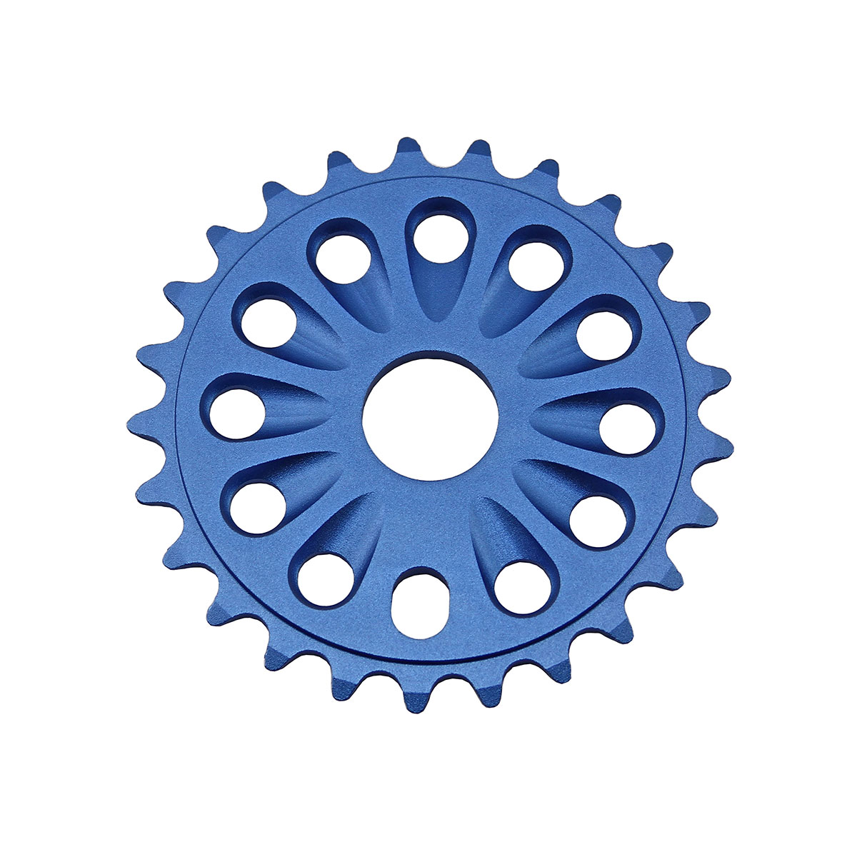 Alloy Chainring 6061-T6 1/2 X 1/8 25t Blue.