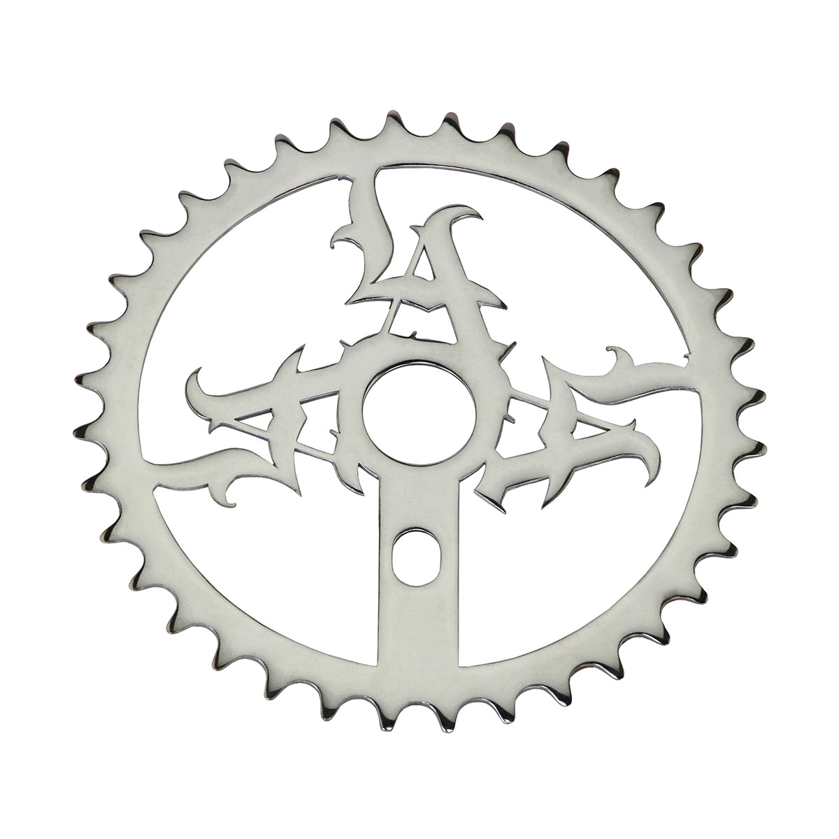 Lowrider Triple LA Laser Chainring 1/2 X 1/8 36t Chrome.