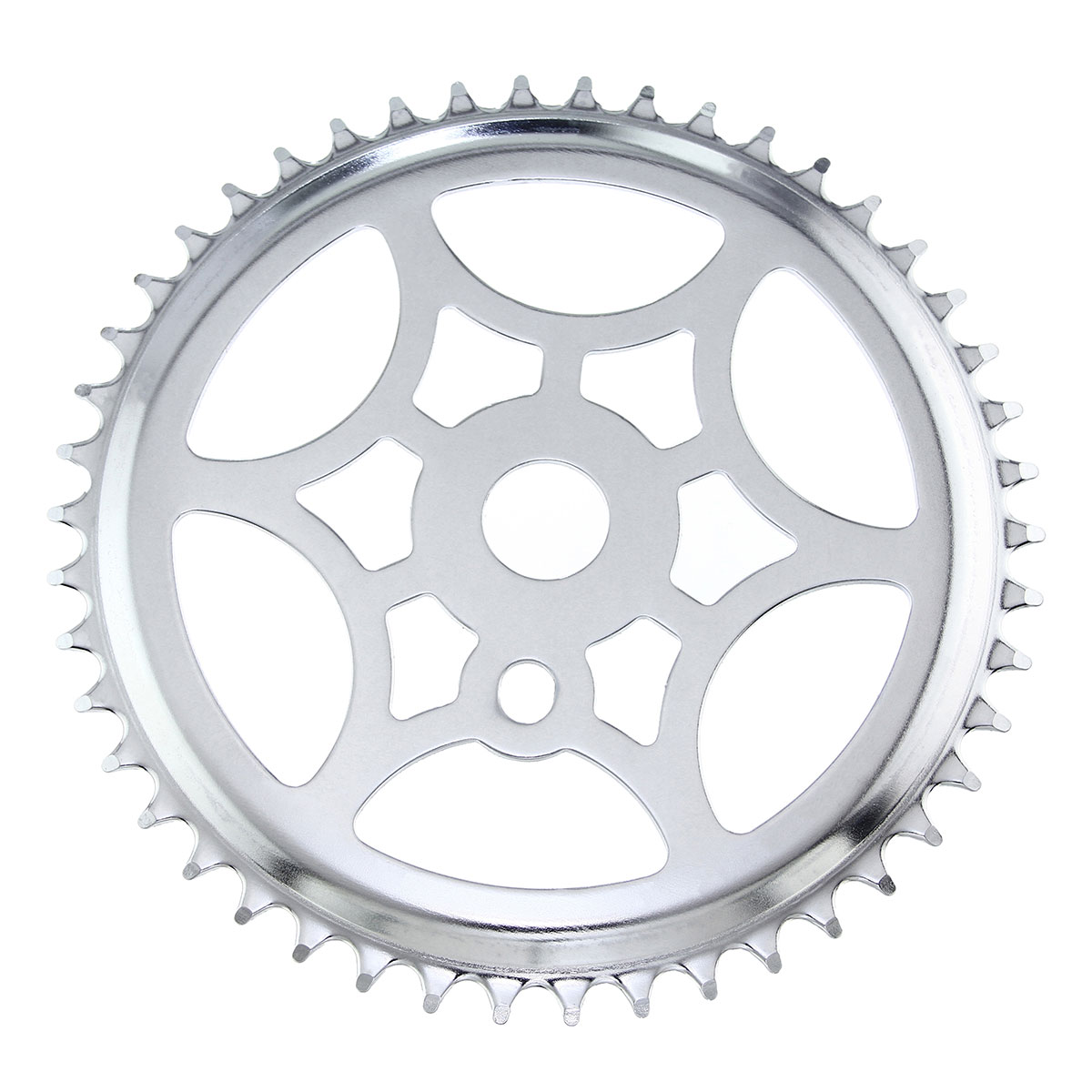 Steel Chainring SS-315 1/2 X 1/8 46t Chrome.