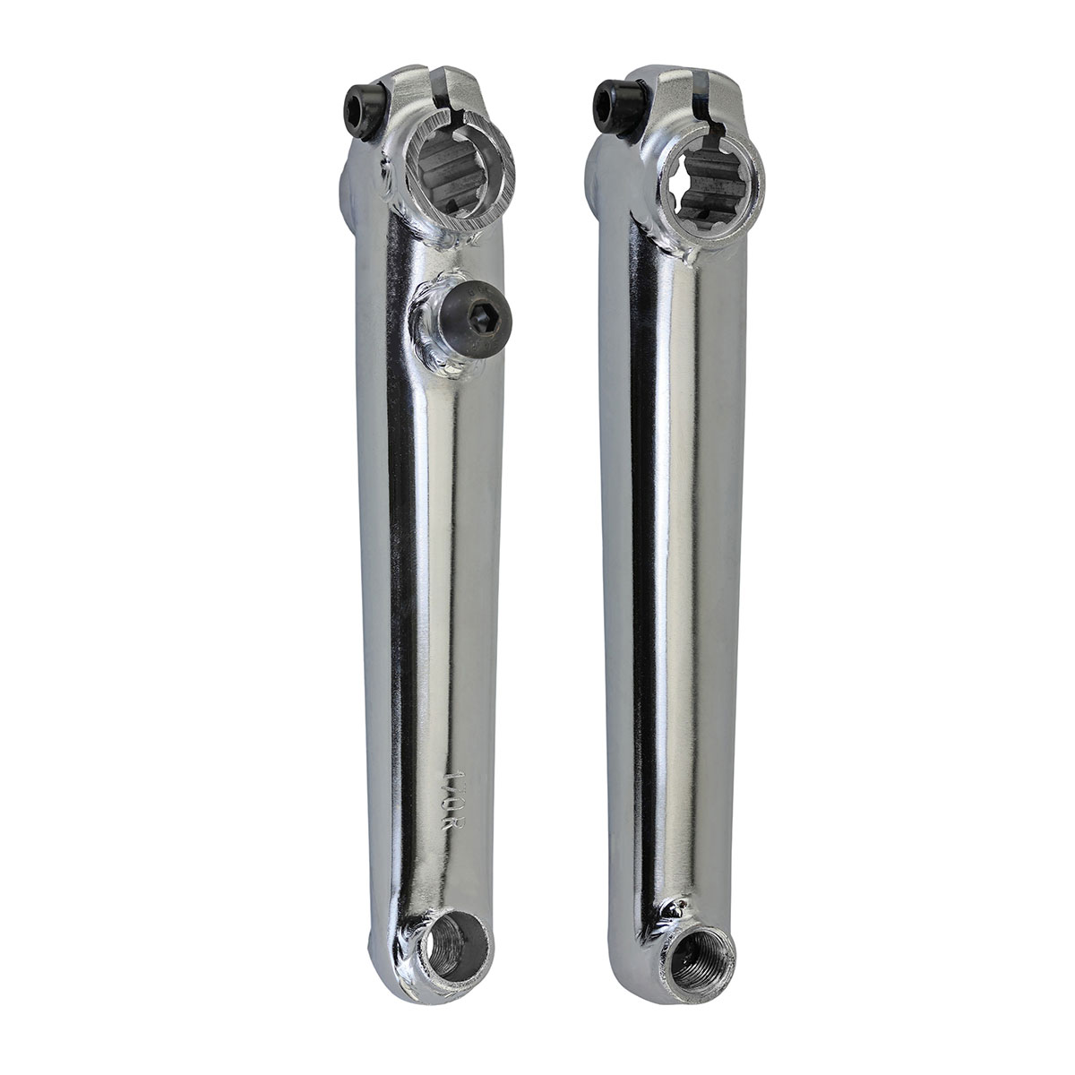 Cro-mo Crank Arm Set 170mm 19mm Spindle 8t spline Chrome.