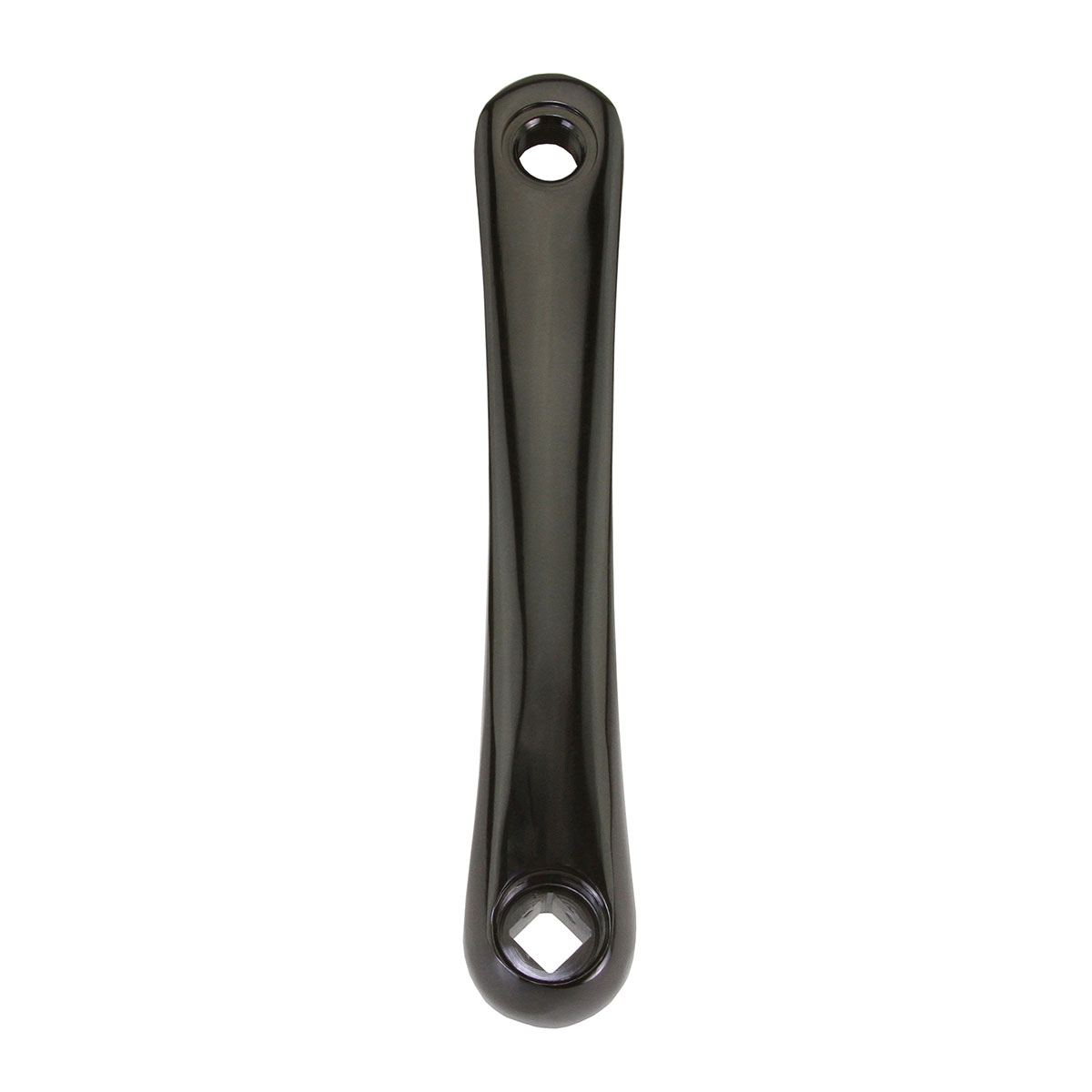 Alloy Left Crank Arm 165mm Square JIS (Diamond) Design Black.