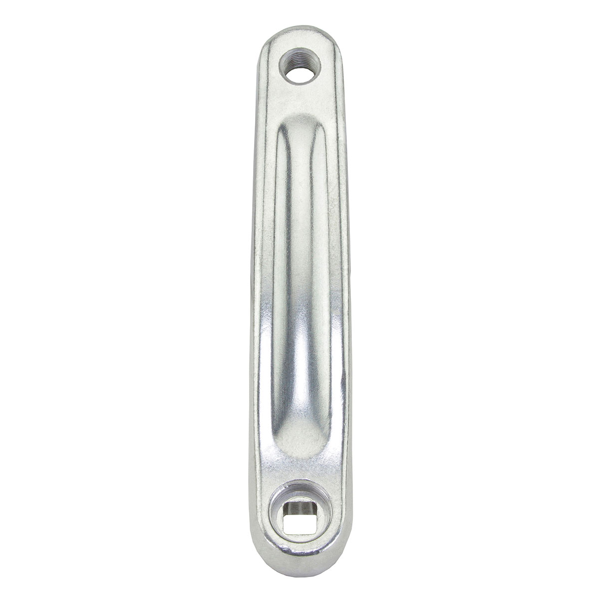 Alloy Left Crank Arm 170mm Horizontal Square Design Chrome.