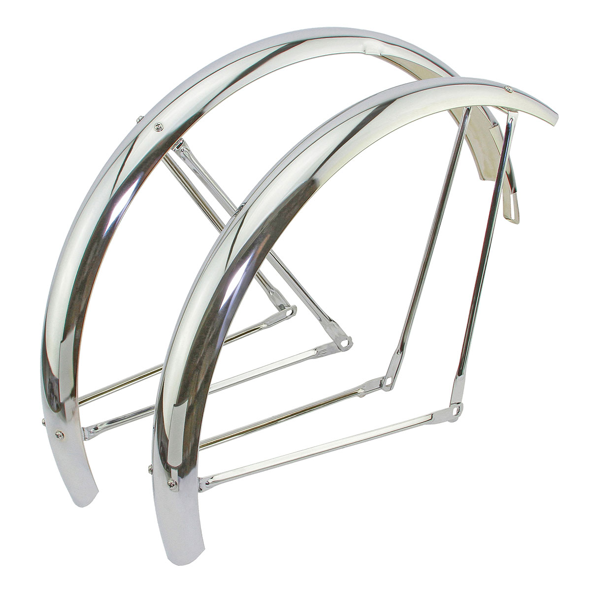 26 Classic Adjustable Middleweight Fender Set Chrome.