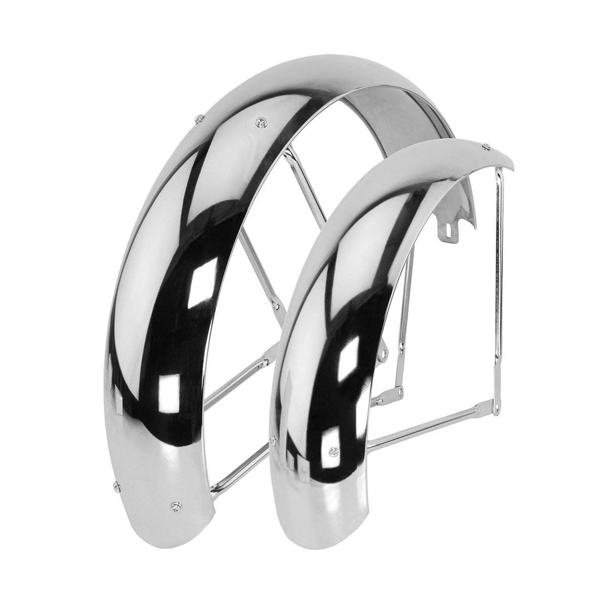 20x4.0 Fat Bike Classic Standard Fender Set B-2 Chrome.