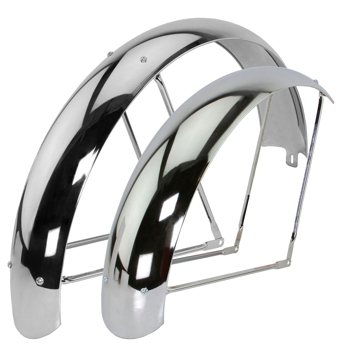 26x4.0 Fat Bike Classic Standard Fender Set B-2 Chrome.