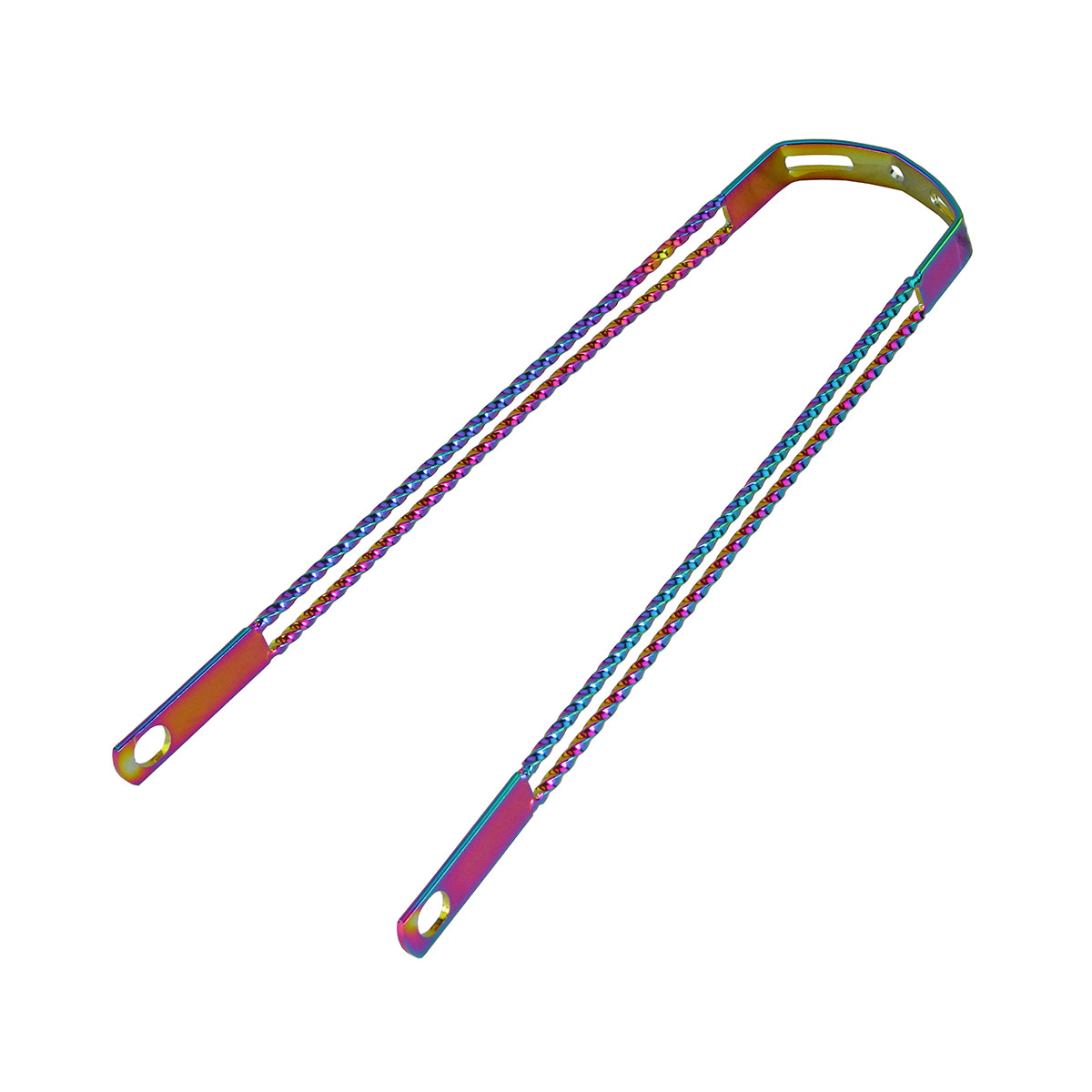 20 Double Twisted Fender Braces Oil Slick.