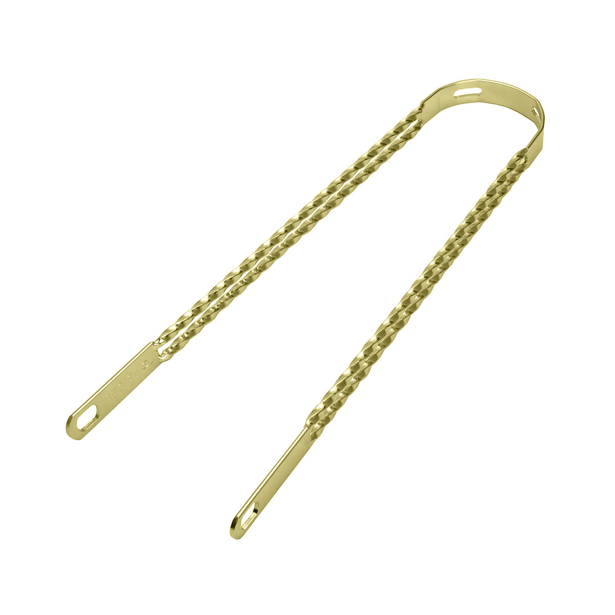 20 Double Twisted Fender Braces Gold.