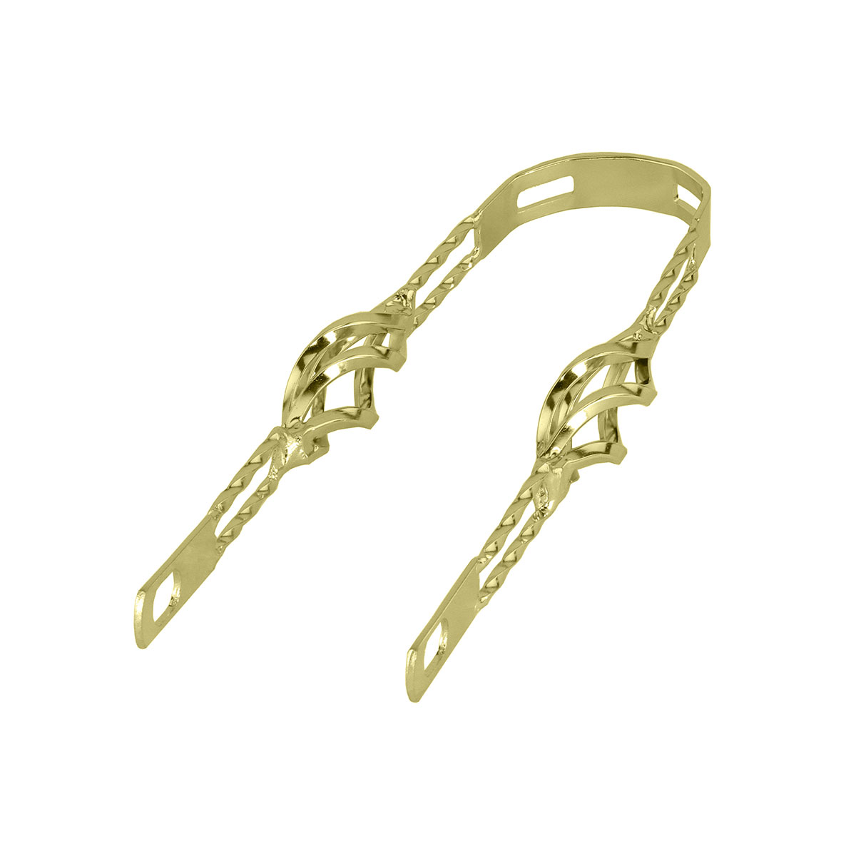 12 Cage Twisted Fender Braces Gold.