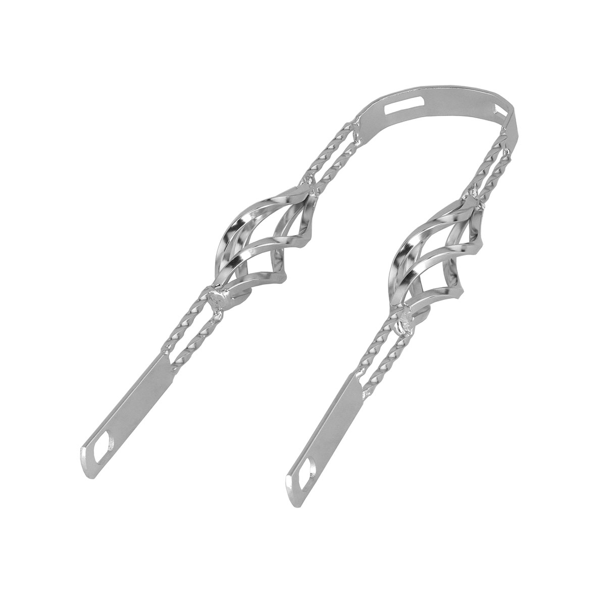 16 Cage Twisted Fender Braces Chrome.