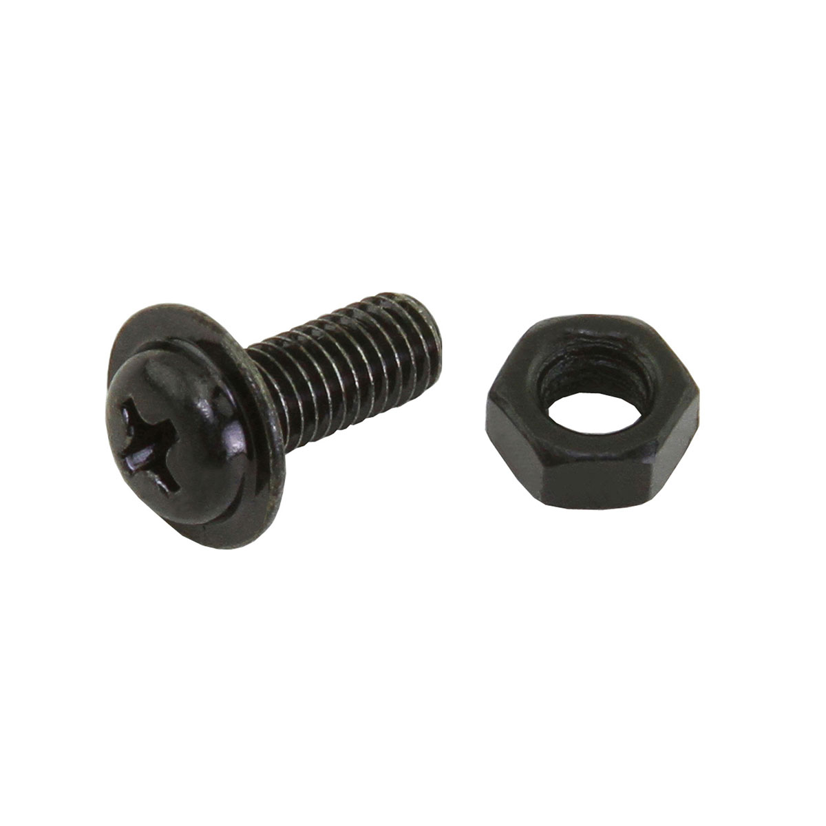 Bolt/Nut Fender 10 x 5mm Black.