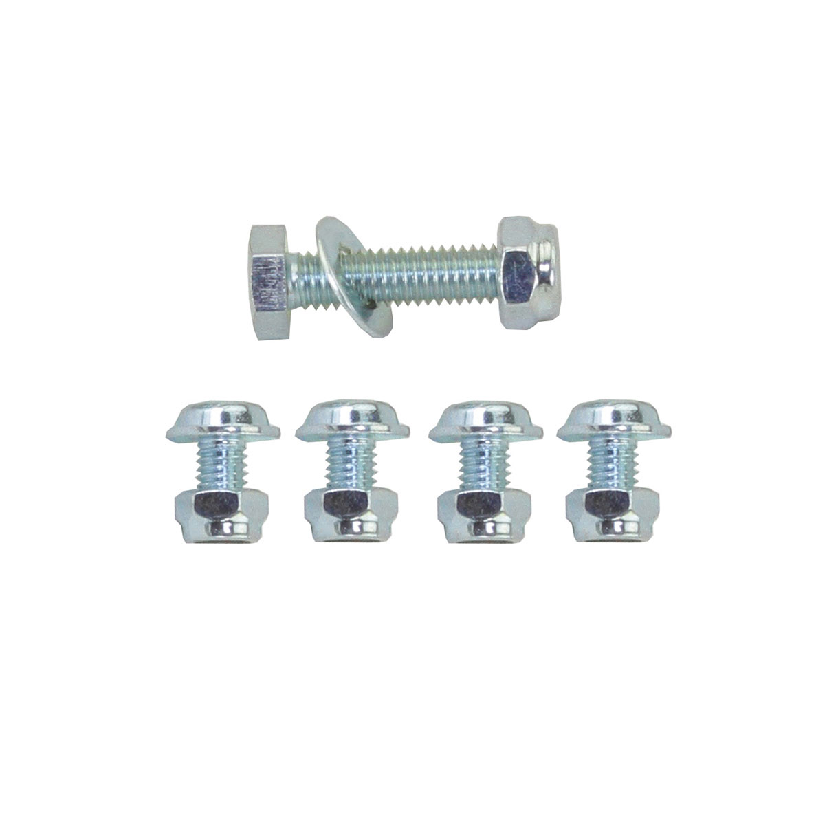 Bolt/Nut Fender Set-of/5 Chrome.