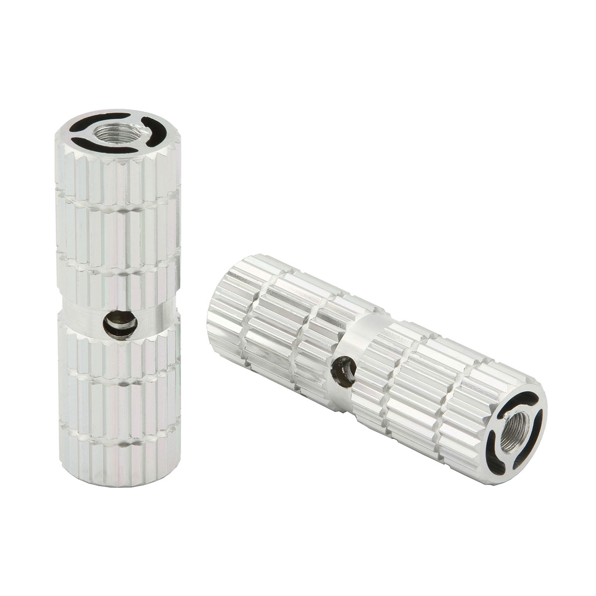 Alloy Pegs 691 24/26t W*1 L*3 Chrome.