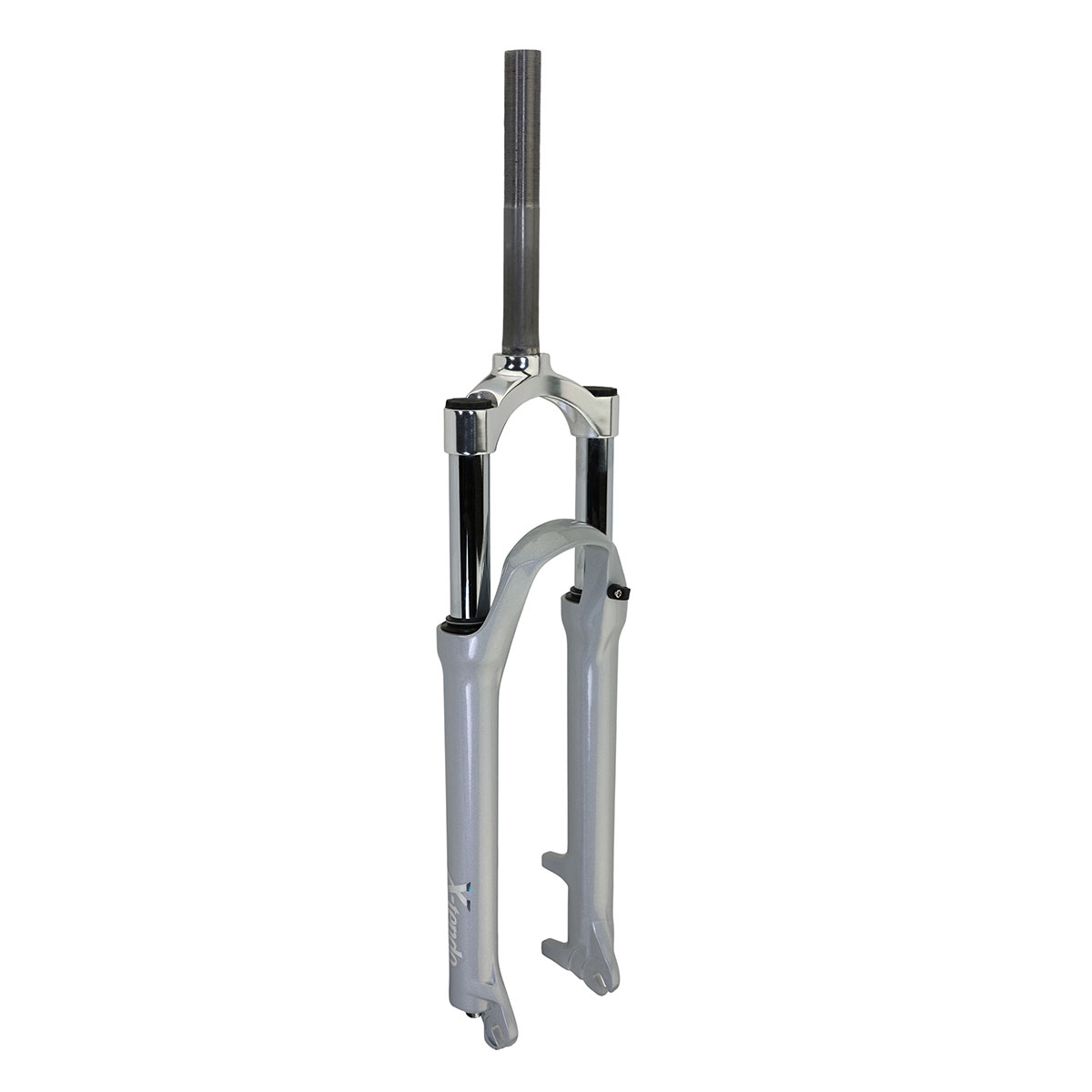 26 Suspension Fork 1 Inch Threaded Alloy Disc Silver.