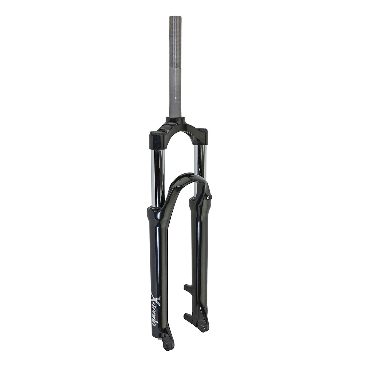 26 Suspension Fork 1 Inch Threaded Alloy Disc Black.