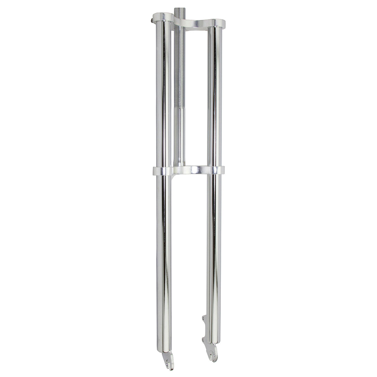 Triple Tree Fork 1 Inch Threaded 30 Long Chrome.
