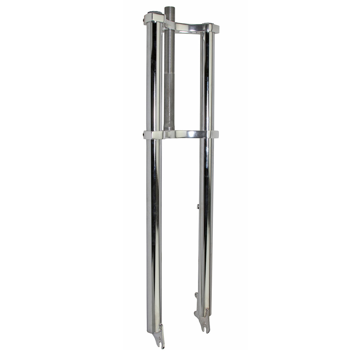 Triple Tree Fat Fork 1 Inch Threaded 30 Long 135mm Chrome.