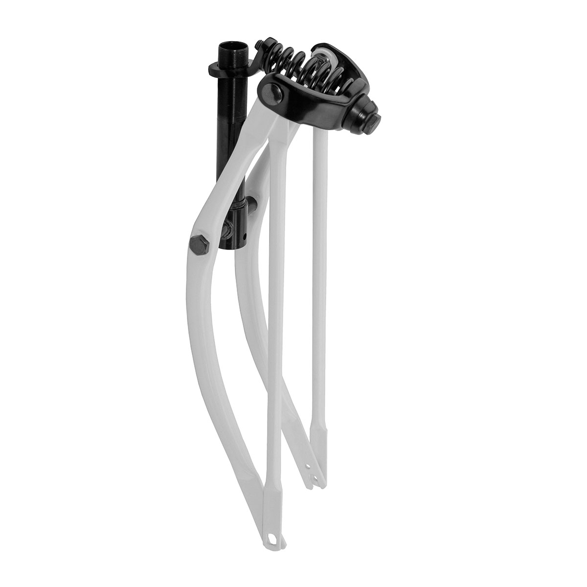 20 Lowrider Classic Spring Fork 1 Inch White/Black.
