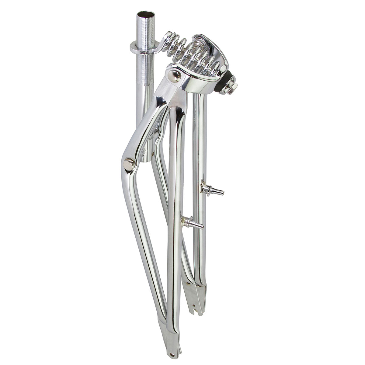 26 Lowrider Classic Spring Fork W/Pivot 1 Inch Chrome.