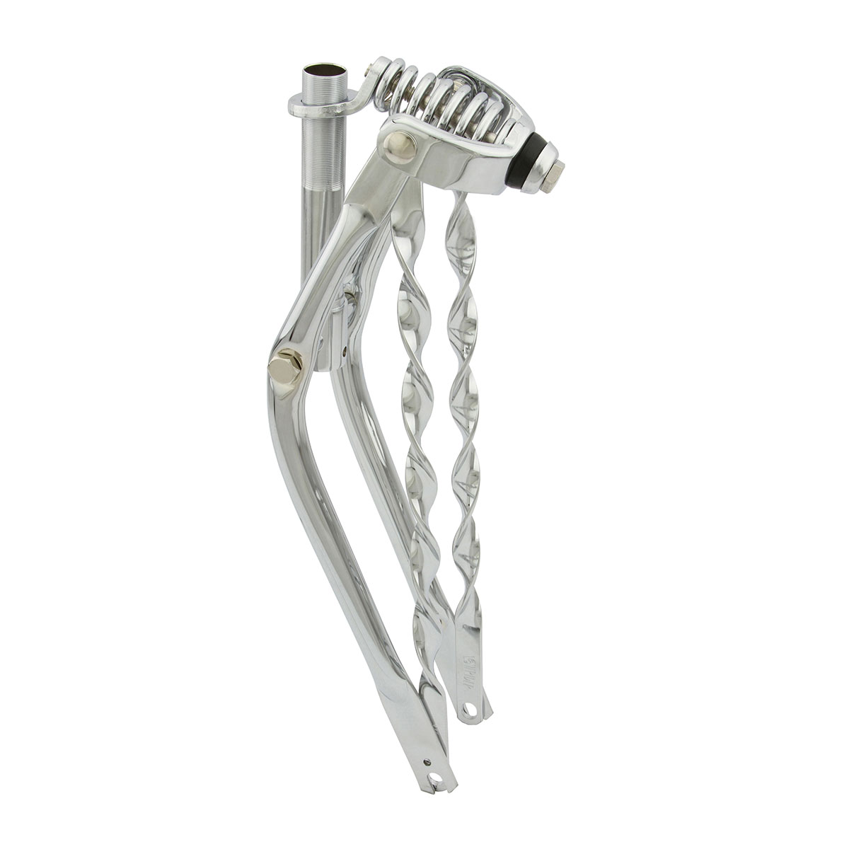 20 Lowrider Classic Spring Fork 1 Inch W/Twisted Bars Chrome.