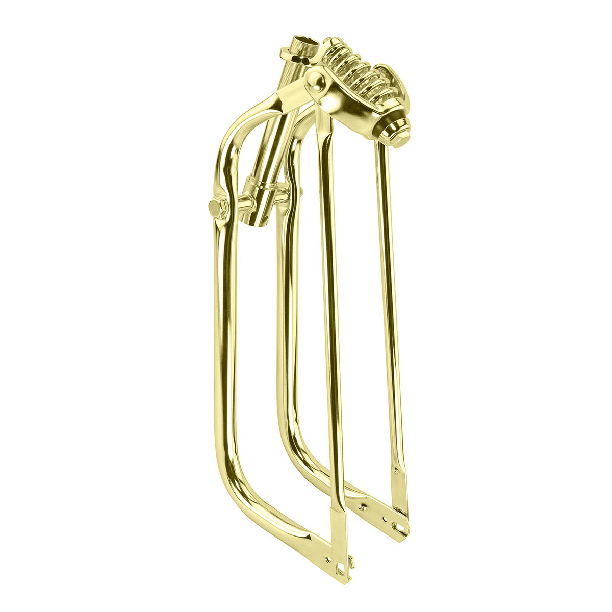 20 Vintage Lowrider Spring Fork 1 Inch Gold.