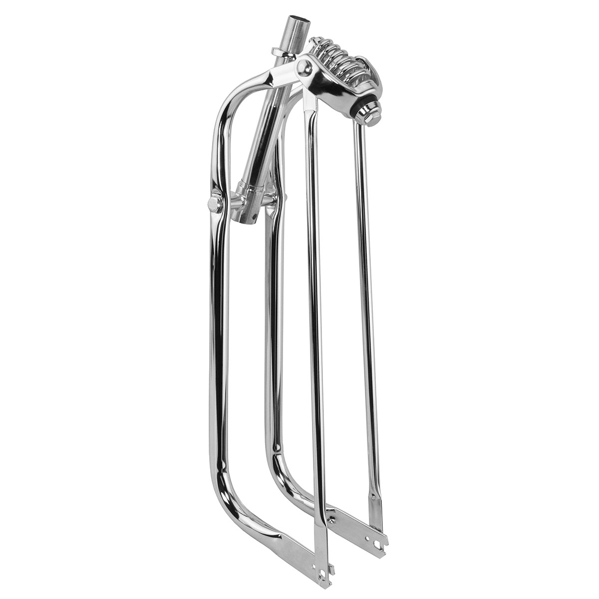 26 Vintage Lowrider Spring Fork 1 Inch Chrome.