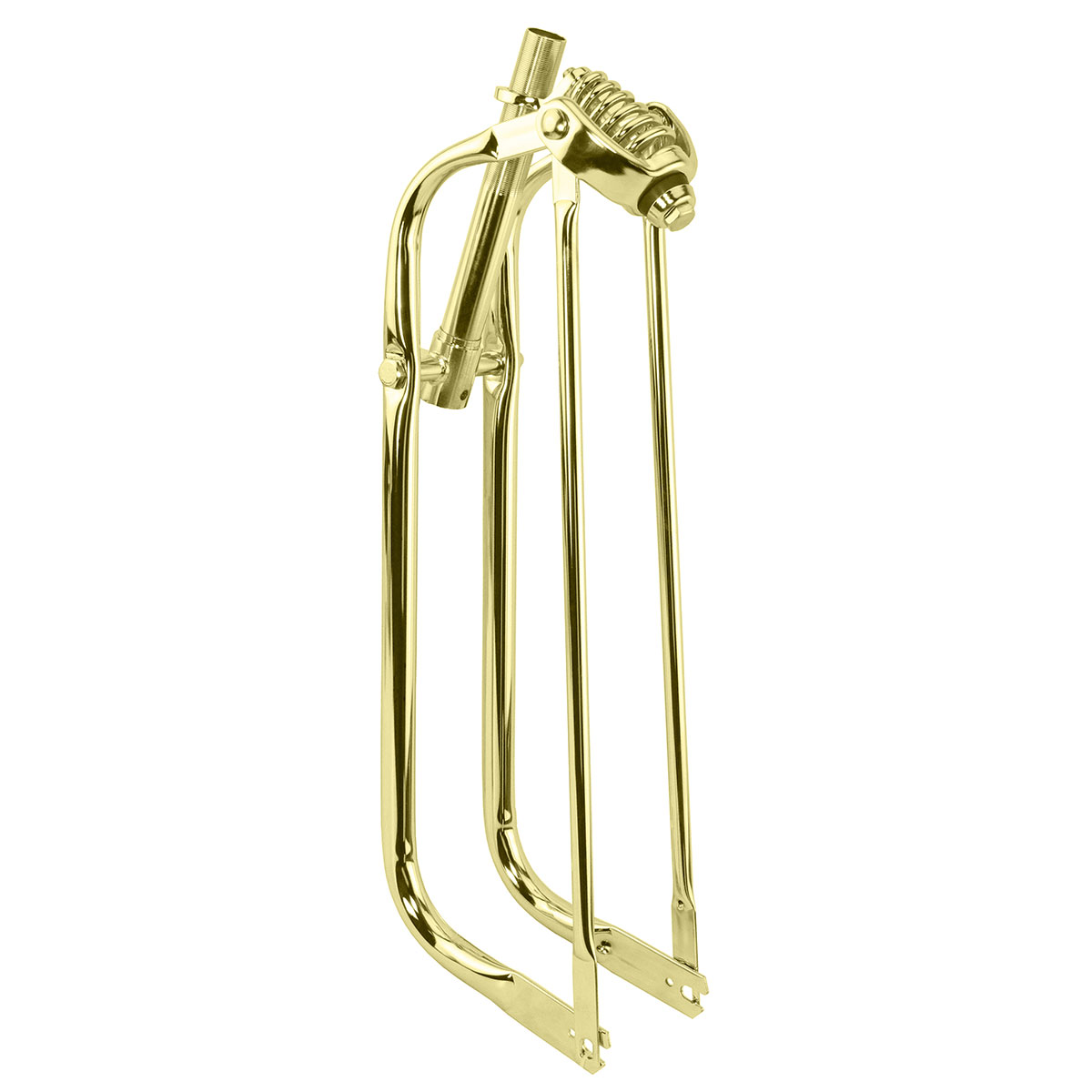 26 Vintage Lowrider Spring Fork 1 Inch Gold.