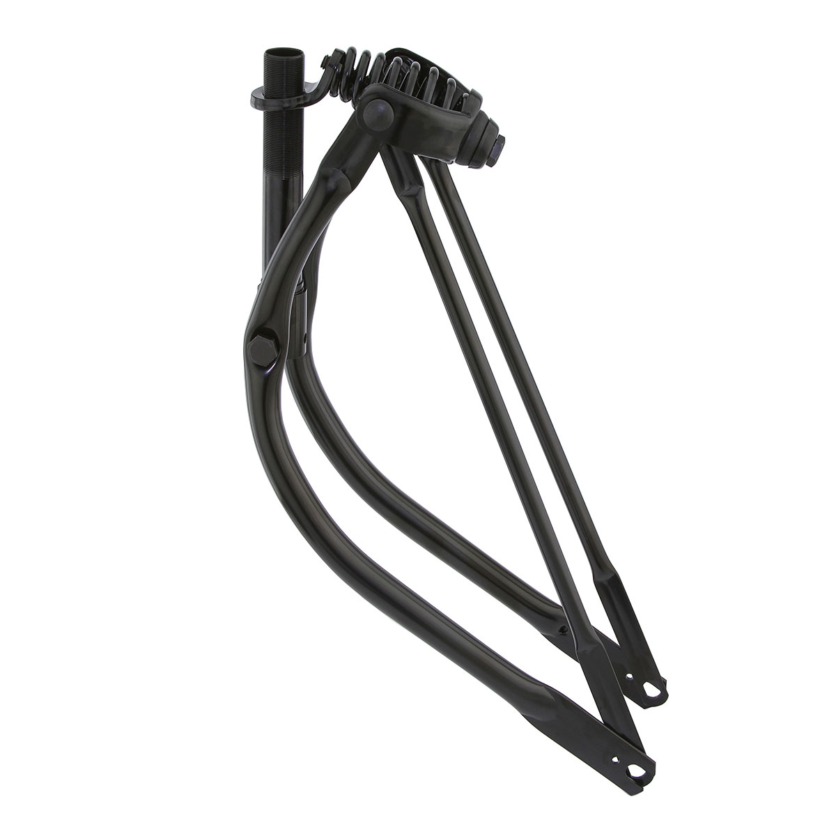 20 Lowrider Bent Spring Fork 1 Inch Black.