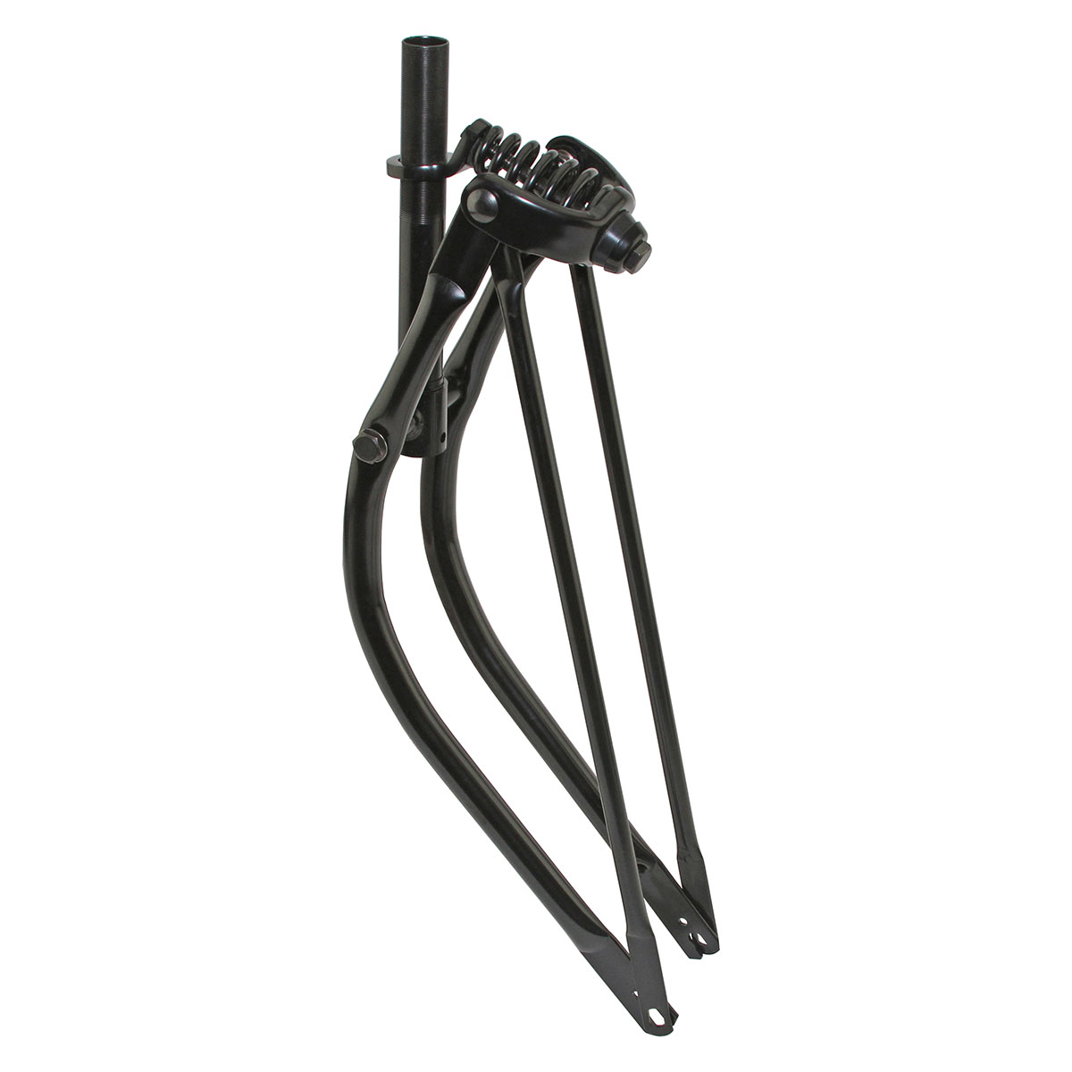 24 Lowrider Bent Spring Fork 1 Inch Black.