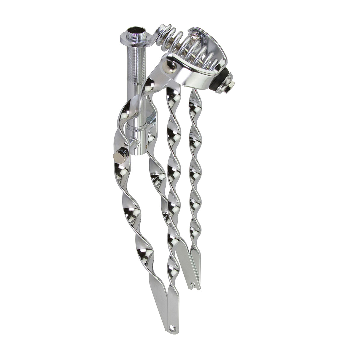 20 Lowrider Classic Flat Twisted Spring Fork 1 Inch Chrome.