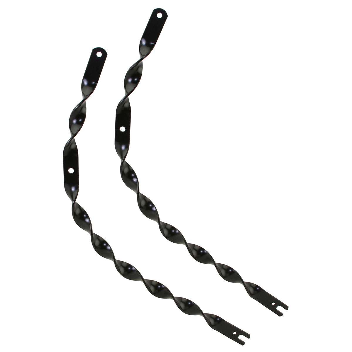 26 Lowrider Bent Flat Twisted Spring Fork Legs Black.