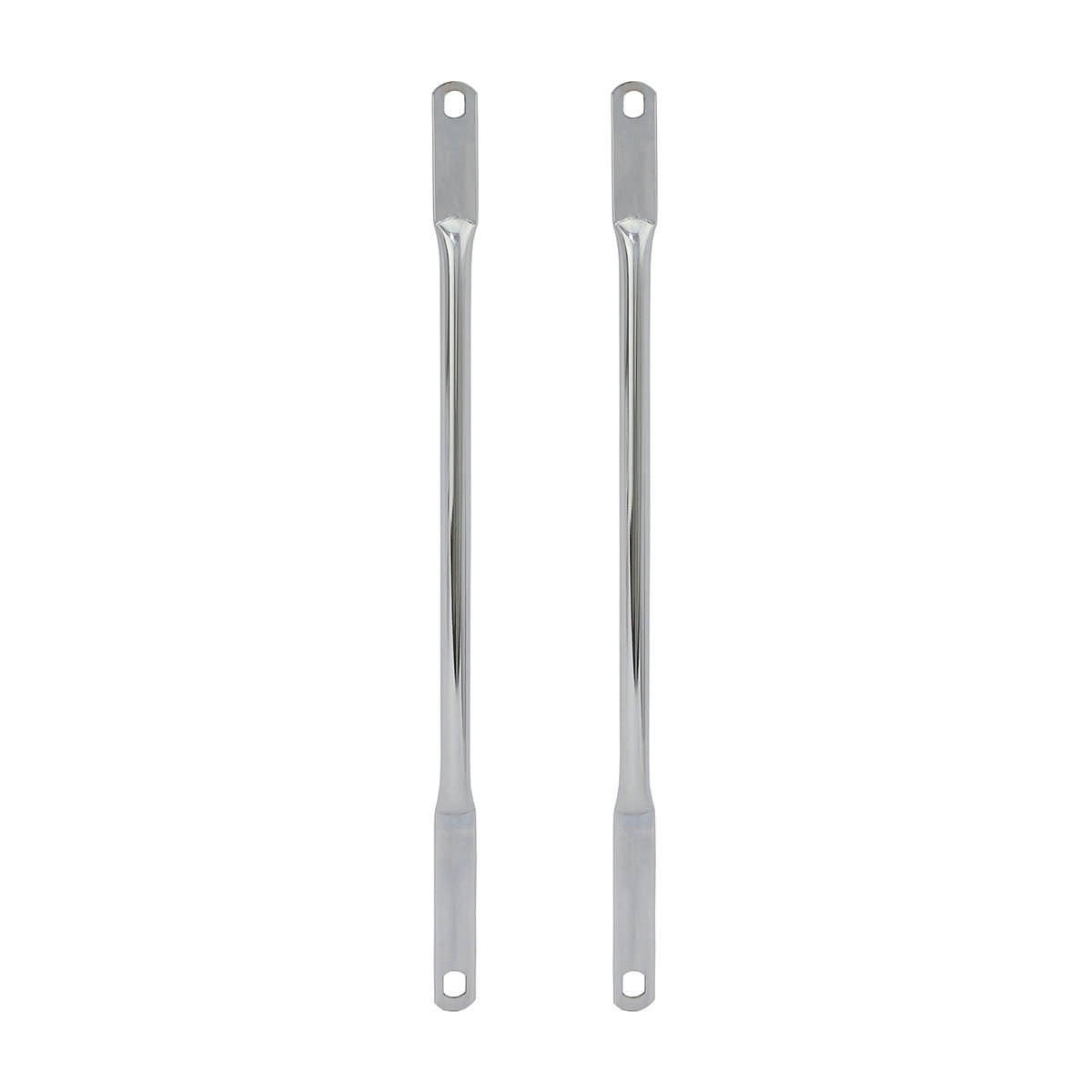 16 Round Spring Fork Bars Chrome.