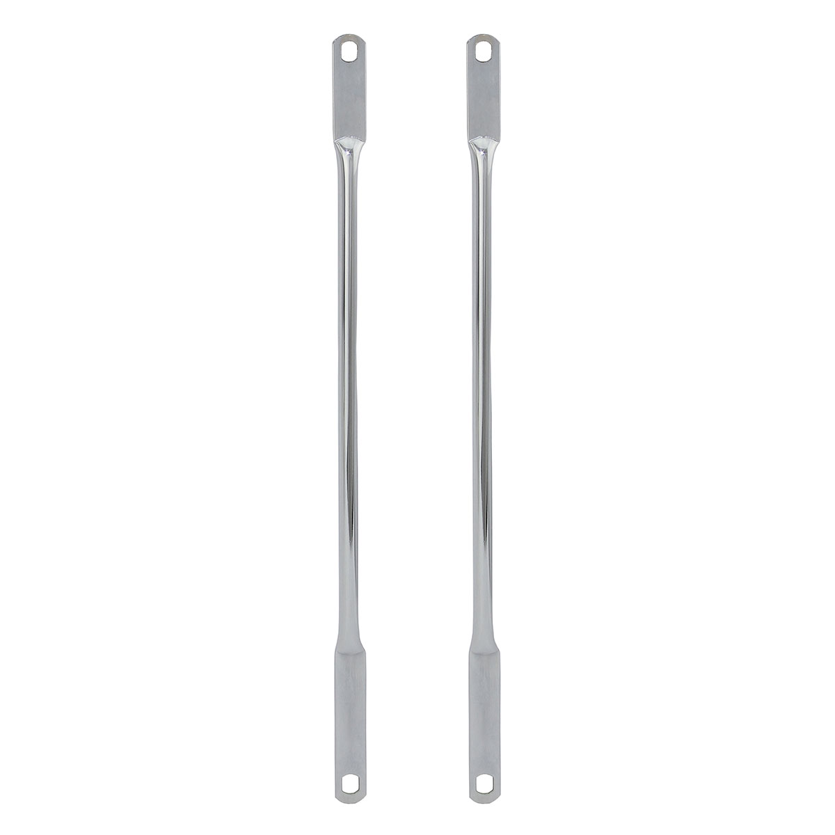 20 Round Spring Fork Bars Chrome.