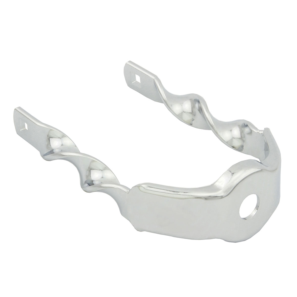 Spring Fork Flat Twisted Extended Crown Chrome.