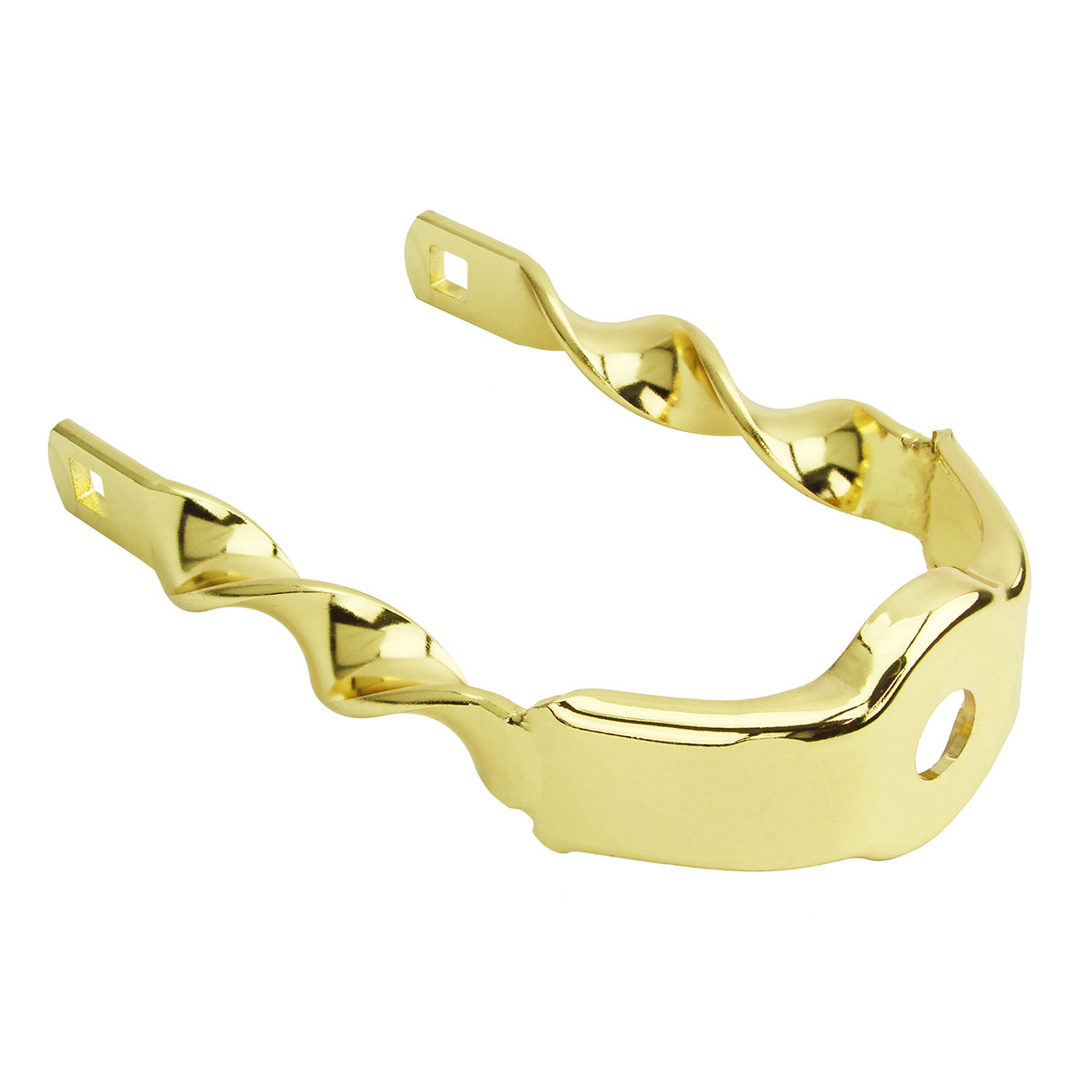 Spring Fork Flat Twisted Extended Crown Gold.