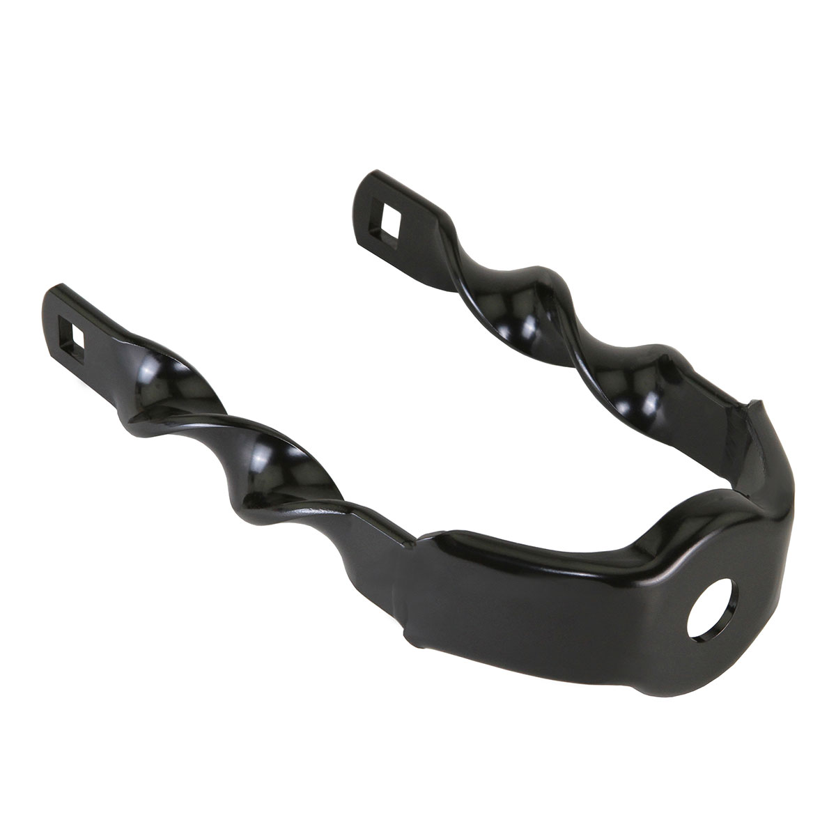 Spring Fork Flat Twisted Extended Crown Black.