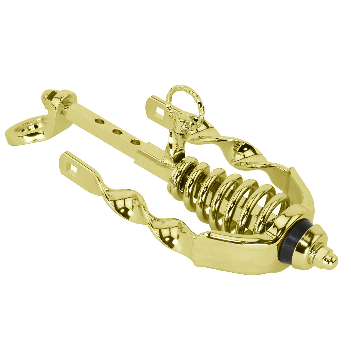 Spring Fork Slammer W/Flat Twisted Extended Crown Gold.